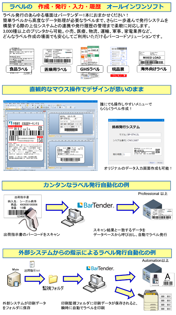 BarTenderアプリケーション紹介
